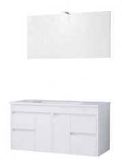 Meuble LUMPUR à suspendre 100cm miroir suspendu