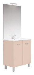 Meuble NEW YORK sur pieds 60cm rose poudré