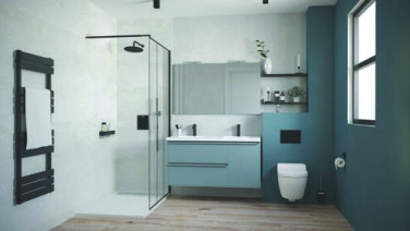 Caisson BOSTON bleu bleuet 120cm