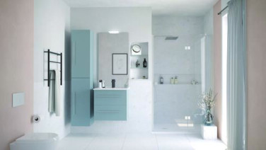 Caisson bleu bleuet NEW YORK 60cm