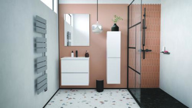 Meuble OSLO à suspendre 2 tiroirs 60cm blanc mat