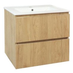 Meuble OSLO à suspendre 2 tiroirs 60cm bois