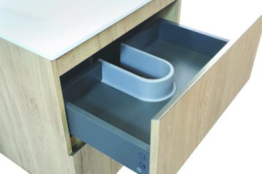 Meuble OSLO à suspendre 2 tiroirs 80cm bois