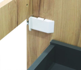Meuble OSLO à suspendre 2 tiroirs 80cm bois