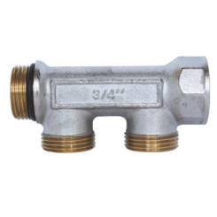 Collecteur 2 départs EASY LOCK départ 3/4EK arrivé 20/27
