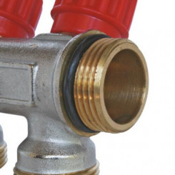 Collecteur avec vannes 4 départs EASY LOCK départ 3/4EK arrivé 20/27