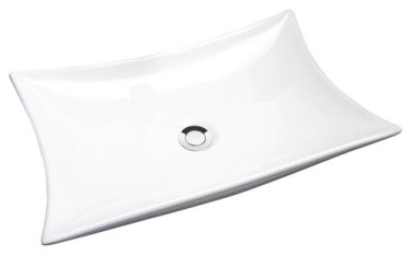 Vasque rectangulaire à poser 56,5x38x11cm