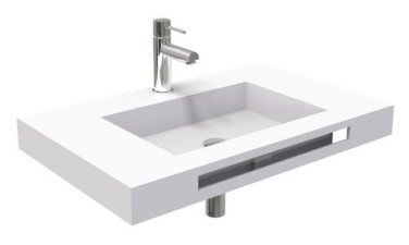 PLAN VASQUE CENTREE A SUSPENDRE 80cm HOYA - BATHROOM THERAPY