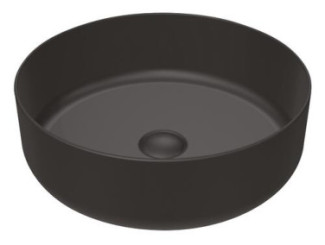 Vasque à poser ronde ø37x12 cm veniz noire