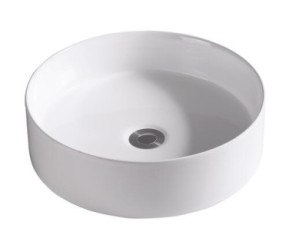 Vasque à poser ronde ø39,5x11,5 cm blanche