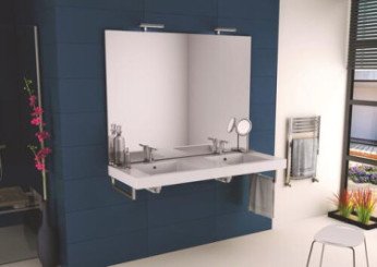 Plan vasque PMR en résine 120cm ergo - NEOVA
