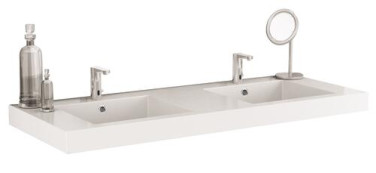 Plan vasque PMR en résine 140cm ergo - NEOVA