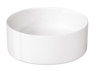 Vasque à poser ronde ø38x13,5 cm blanche