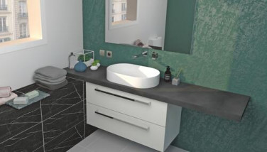 Vasque à poser semi encastree ovale 60x35x11 cm blanche