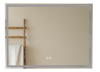 Miroir LED Lausane 80X60cm contours sablés