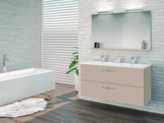 Miroir 120cm Dubaï rosé poudré