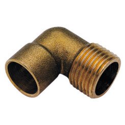 COUDE LAITON 90° MALE ET A SOUDER CUIVRE Ø12-12/17 - 92 GC