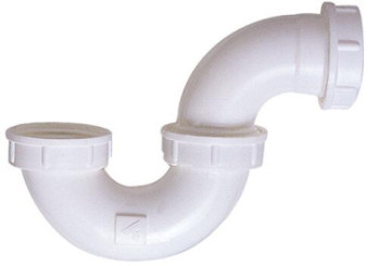 SIPHON DE BIDET PLASTIQUE BLANC