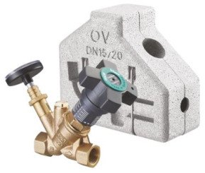 Vanne d'équilibrage AQUASTROM C avec thermomètre 15/21 - OVENTROP