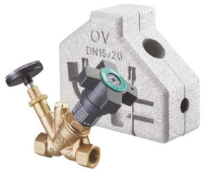 Vanne d'équilibrage AQUASTROM C avec thermomètre 20/27 - OVENTROP