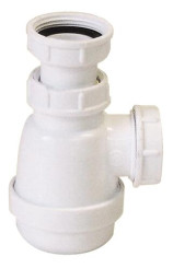 SIPHON DE LAVABO PETIT CULOT REGLABLE EN HAUTEUR
