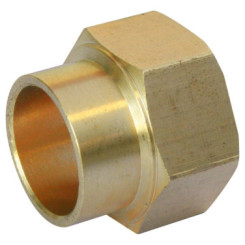 RACCORD DROIT LAITON FEMELLE ET A SOUDER CUIVRE Ø28-26/34 - 270 GCU