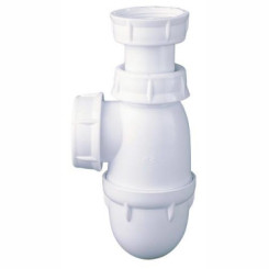 SIPHON DE LAVABO PLASTIQUE GRAND CULOT - NICOLL