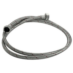 TUYAU D'ALIMENTATION TRESSE INOX - SORTIE DROITE