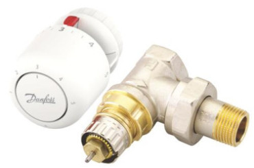 ROBINET THERMOSTATIQUE EQUERRE F15/21 A TENSION DE VAPEUR VT0,5 - DANFOSS