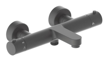 Thermostatique de bain-douche noir Fact'Ory C3 