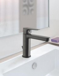 Mitigeur de lavabo noir mat taille M Fact'Ory 