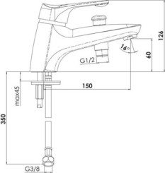 Mitigeur bain-douche monotrou Access C2 