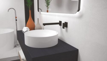 Mitigeur de lavabo à encastrer noir mat Fact'Ory C3 