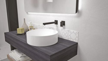 Mitigeur de lavabo à encastrer noir mat Fact'Ory C3 
