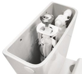 Pack WC sans bride NF LIMPIO charnières inox 