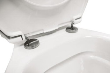 Pack WC sans bride NF LIMPIO charnières inox 