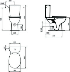 Pack WC ULYSSE - PORCHER