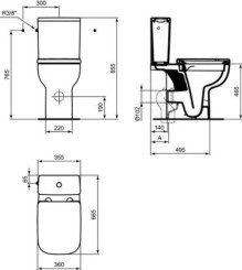 Pack WC surélevé PMR OKYRIS - PORCHER