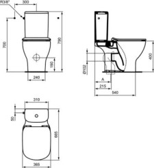 Pack WC TESI - PORCHER