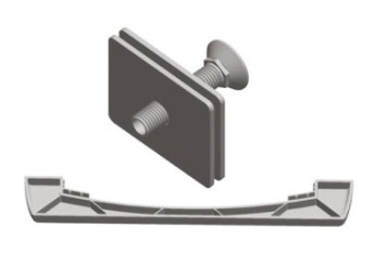 Butee dorsale réglable avec stabilisateur pour réservoir de chasse 