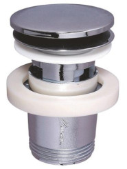 BONDE DE LAVABO QUICK-CLAC A CLAPET LAITON - WIRQUIN PRO