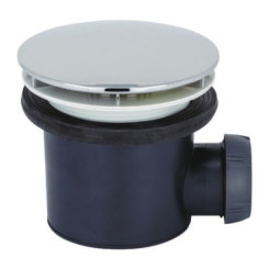 Bonde de douche horizontale universelle grand débit ø90 