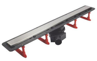 PACK CANIVEAU COMPLET AVEC GRILLE INOX SANS CADRE