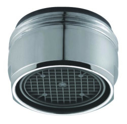 Aérateur mâle 24/100 grille plastique 13,5 à 15l/min