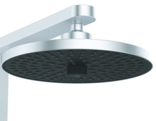 Colonne de douche thermostatique Alu + argent brossé - PORCHER