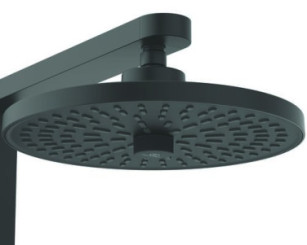 Colonne de douche thermostatique Alu + noir mat - PORCHER