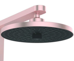 Colonne de douche thermostatique Alu + rose brossé - PORCHER
