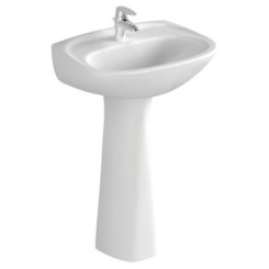 LAVABO A POSER SUR COLONNE 55x45,5x19cm