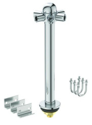 Colonne circulaire nue de robinetterie