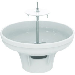Lavabo circulaire collectif en céramique ø95